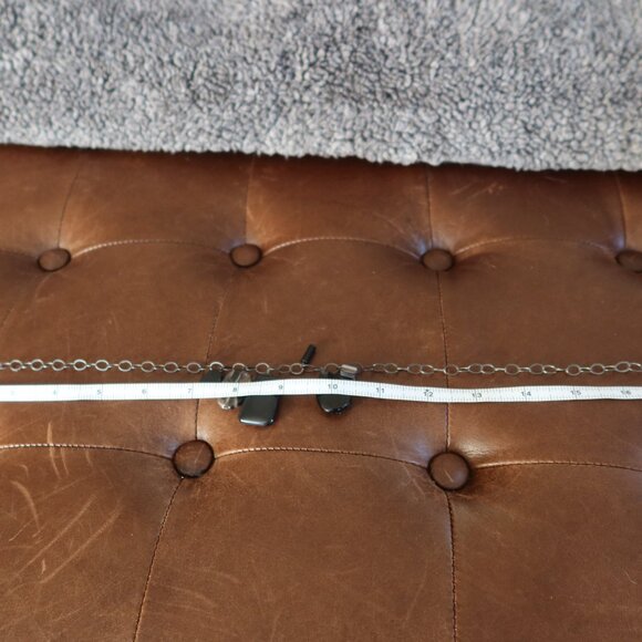 Black onyx beads and sterling silver Sherzada necklace pendant up to 18.25" - Picture 12 of 13